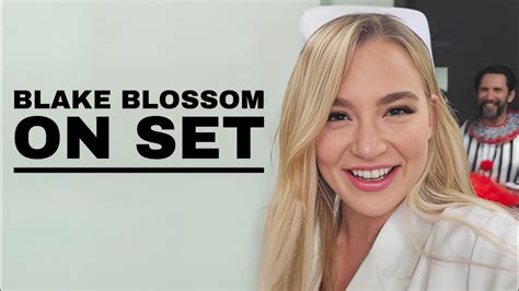 Blake Blossom once facetimed her mom while shooting a scene .